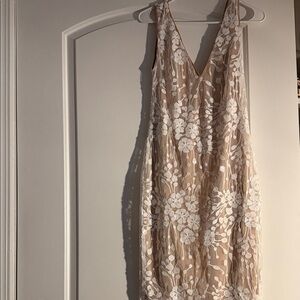 Elegant Floral Lace Dress